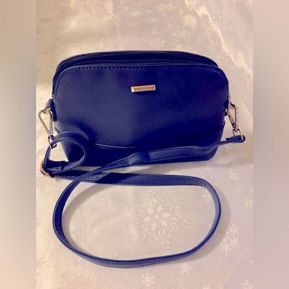 Elim & Paul Crossbody Handbag Royal Blue Vegan Leather NWOT Gorgeous - Picture 1 of 9